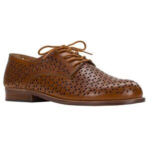 Patricia Nash Silvio Perforated Leather Oxford Shoe - Size: US 7 / EU 37